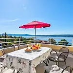 Einzigartiges Nur 100 Meter Zum Sandstrand Mit Grosser Dachterrasse, Meerblick, Waschmaschine 아파트 *