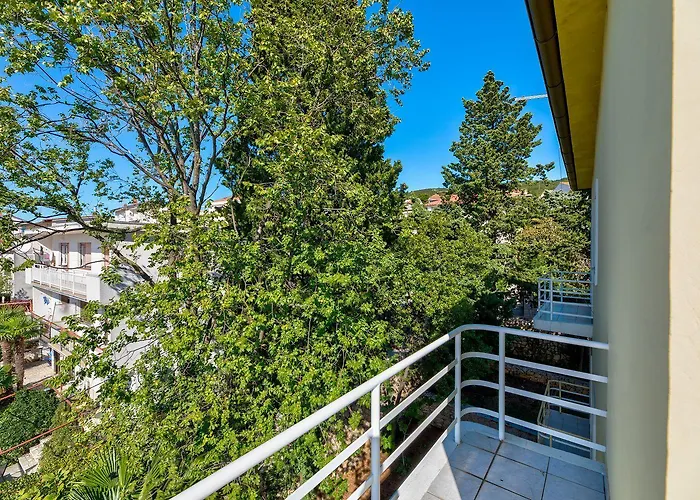 Einzigartiges Nur 100 Meter Zum Sandstrand Mit Grosser Dachterrasse, Meerblick, Waschmaschine * Crikvenica