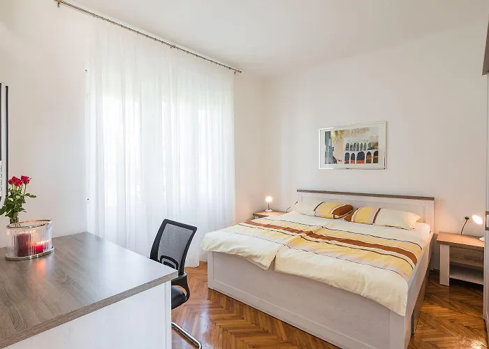 Einzigartiges Nur 100 Meter Zum Sandstrand Mit Grosser Dachterrasse, Meerblick, Waschmaschine Apartmán *