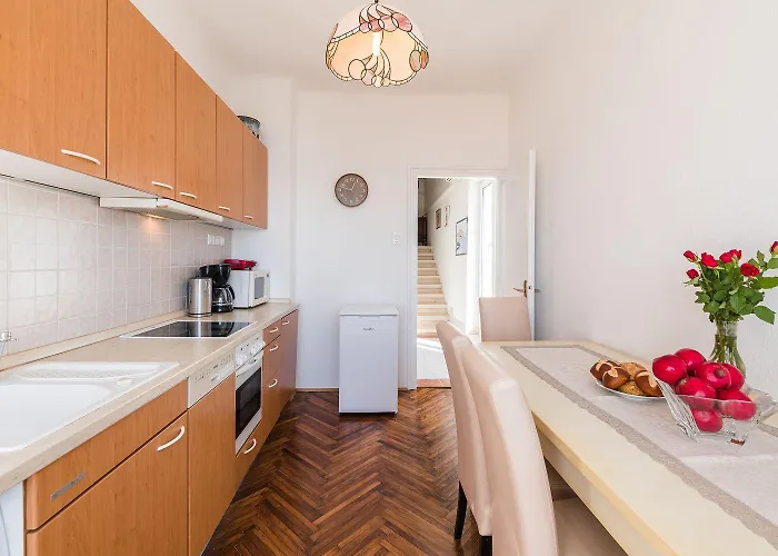 Apartmán Einzigartiges Nur 100 Meter Zum Sandstrand Mit Grosser Dachterrasse, Meerblick, Waschmaschine *